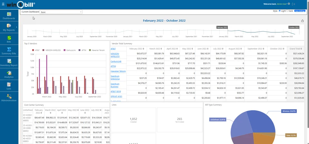 Winbill UI